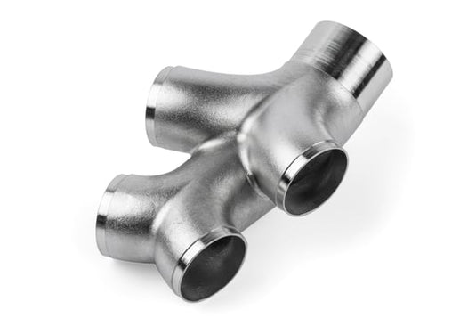 APR Cast Stainless Steel Double Y Splitter - 76mm (3") to Quad 63.5mm (2.5")