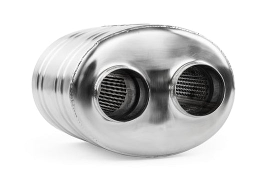 APR Premium Sound Absorption Muffler - Dual 63.5mm (2.5")