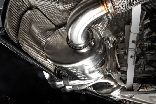 APR Catback Exhaust System Right Muffler - 718 (982) 2.0T/2.5T for 2017-2025 Porsche 2.0 718 Boxster/718 Cayman