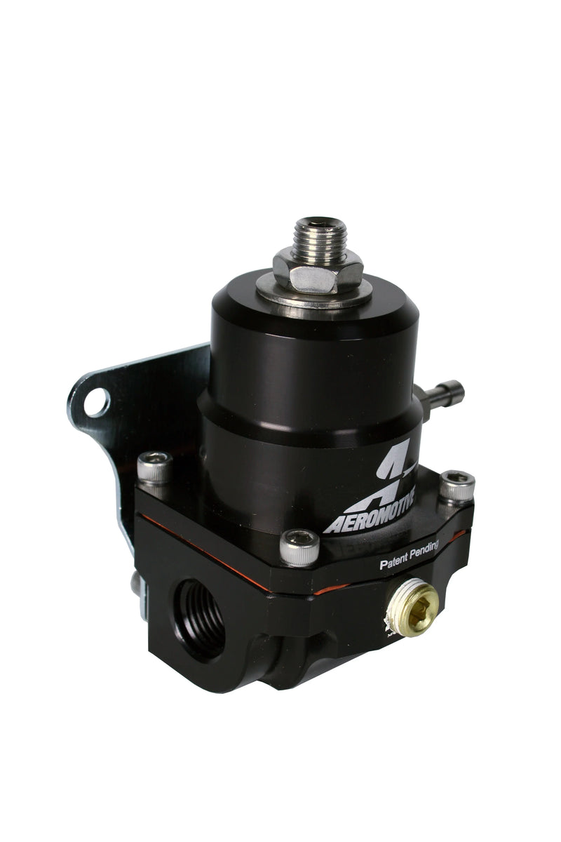 Load image into Gallery viewer, Aeromotive External FPR 2x 8AN Inlet 1x 6AN Return PN # 13139