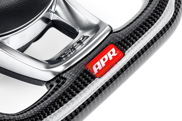 Load image into Gallery viewer, APR Steering Wheel - Carbon Fiber & Perforated Leather