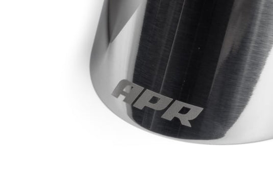 APR Single-Walled 3.5" Slash-Cut Tips (Polished Silver) - Set of 2