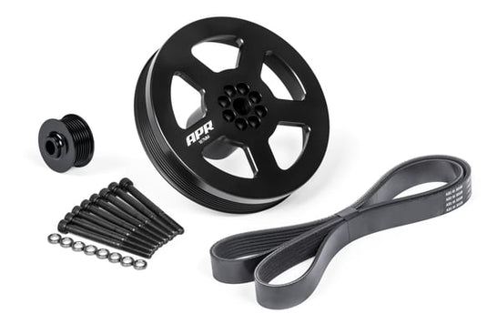 APR 3.0 TFSI Supercharger Drive and Crank Pulley with Belt (Press on)