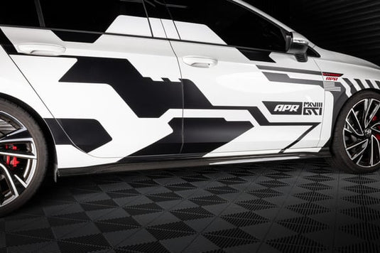 APR Carbon Fiber Side  Skirts (MK8 GTI)