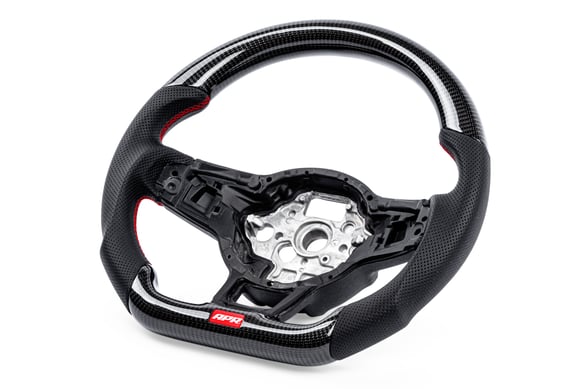 Load image into Gallery viewer, APR Steering Wheel - Carbon Fiber & Perforated Leather