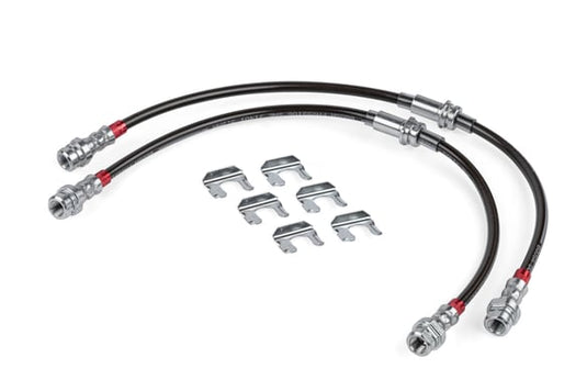 APR Braided Stainless Steel Brake Lines (Set of 2) - Front for 2012-2013 Volkswagen 2.0 Golf R
