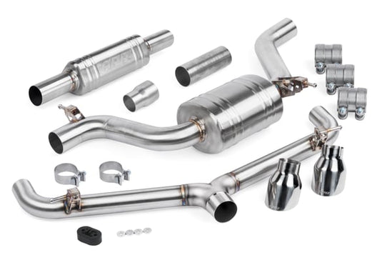 APR Catback Exhaust System (w/ Front Muffler) - GTI (MK7) for 2015-2017 Volkswagen 2.0 GTI