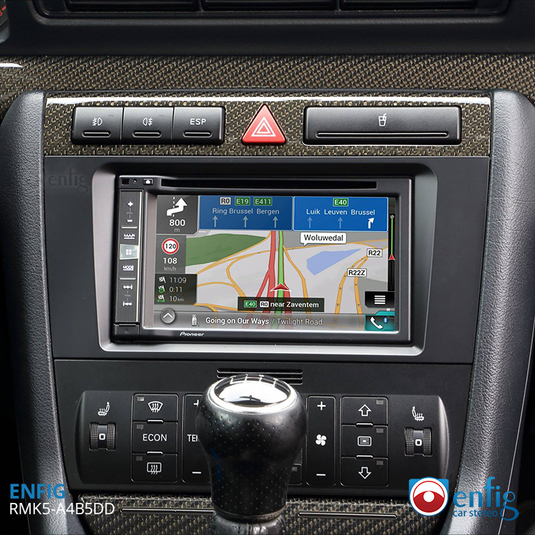 Enfig RMK5-A4B5DD 2000-2002 Audi S4 A4 B5 Radio Mounting Kit