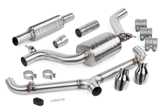 APR Catback Exhaust System (w/ Front Muffler) - GTI TRC (MK7.5) for 2020-2021 Volkswagen 2.0 GTI