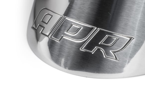 Load image into Gallery viewer, APR Double-Walled 3.5" Slash-Cut Tips (Polished Silver) - Set of 2
