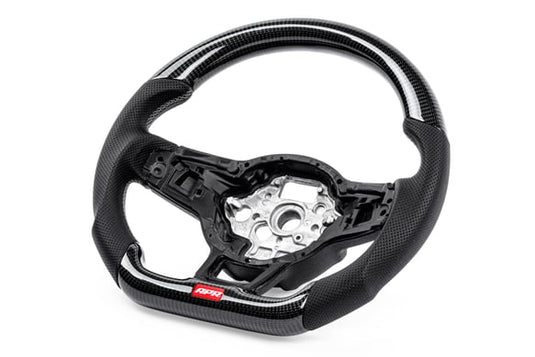 APR Steering Wheel - Carbon Fiber & Perforated Leather