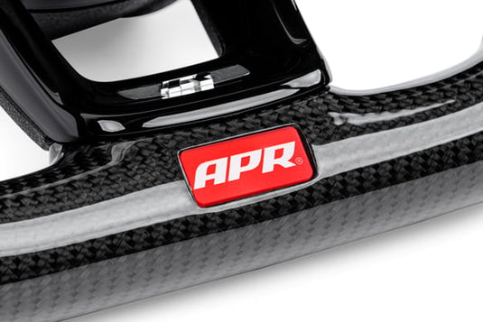 APR Steering Wheel - Carbon Fiber & Perforated Leather