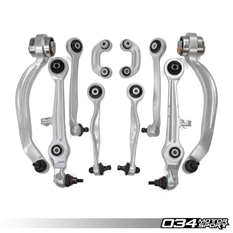 Load image into Gallery viewer, 034 FRONT CONTROL ARM KIT DENSITY LINE FOR C5 AUDI A6-S6-RS6 WITH STEEL UPRIGHTS