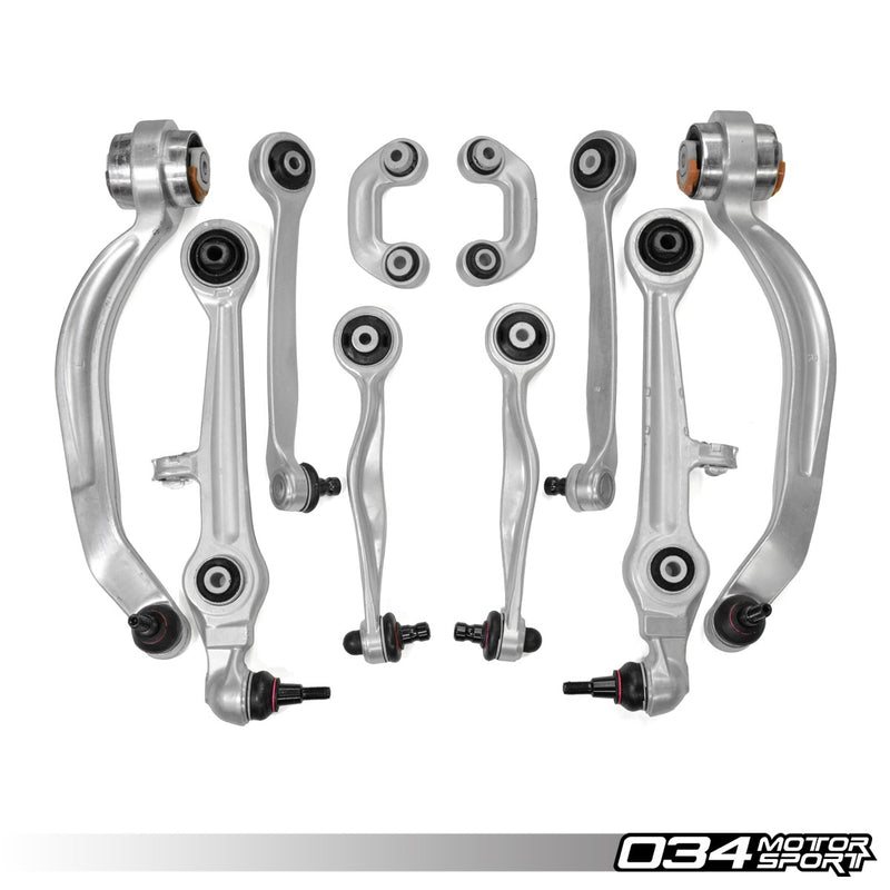 Load image into Gallery viewer, 034 FRONT CONTROL ARM KIT DENSITY LINE FOR EARLY B5 AUDI A4-S4 WITH ALUMINUM UPRIGHTS
