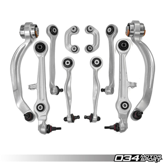 034 FRONT CONTROL ARM KIT DENSITY LINE FOR EARLY B5 AUDI A4-S4 WITH ALUMINUM UPRIGHTS
