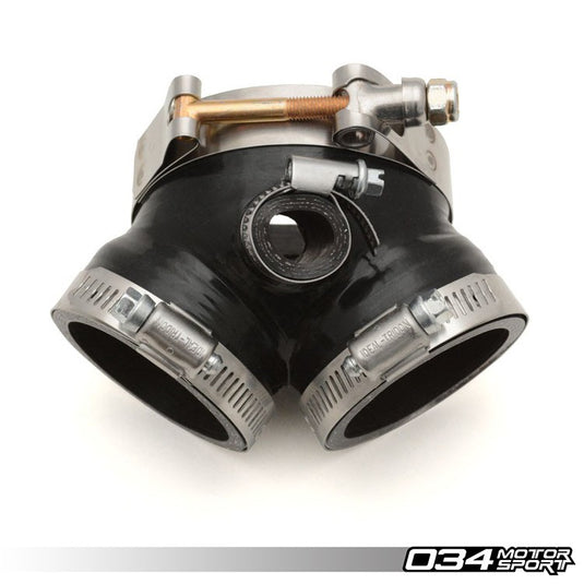 034 THROTTLE BODY INTAKE BOOT, B5 AUDI S4 & C5 AUDI A6-ALLROAD 2.7T, SILICONE
