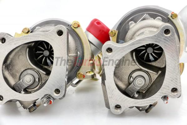 Load image into Gallery viewer, TTE380 + UPGRADE TURBOCHARGERS for Audi B5 S4-RS4 2000-2002 2.7T and 2000-2004 C5 A6 2.7T
