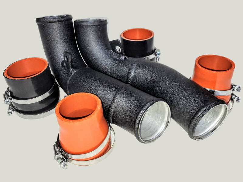 Load image into Gallery viewer, Torque Factory Y-Pipe with 3" Upper Inlets, 2.5" Lower Inlets and 4.5" MAF for Audi S4 B5 - RS4 B5 - A6 and Allroad 2.7T C5