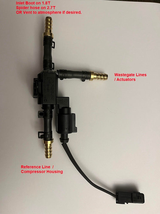 N75 Boost Controller Upgrade Kit - Retrofit to newer FSI Audi-VW Pierburg Boost Solenoid