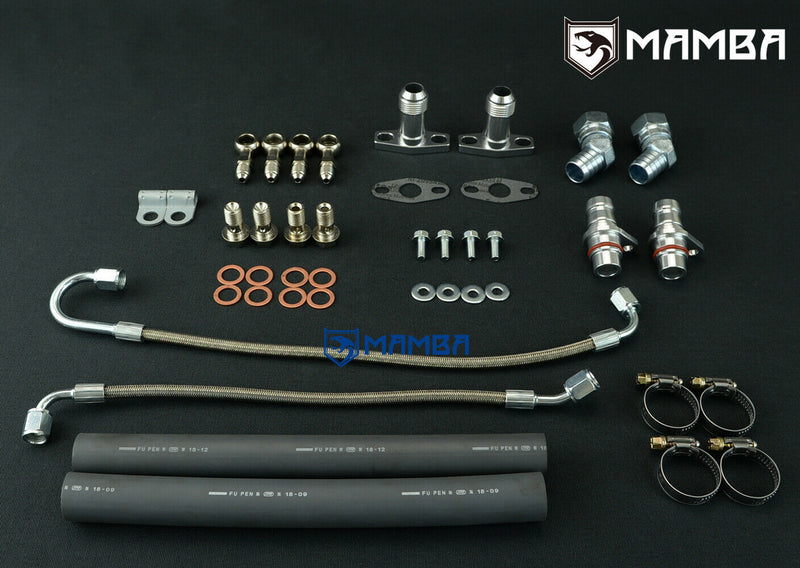 Load image into Gallery viewer, Mamba Oil Feed-Return line kit for Audi S4 - A6 - Allroad 2.7T