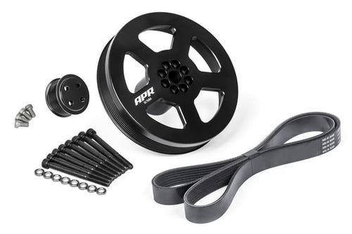 APR 3.0 TFSI Supercharger Drive and Crank Pulley with Belt (Bolt on)