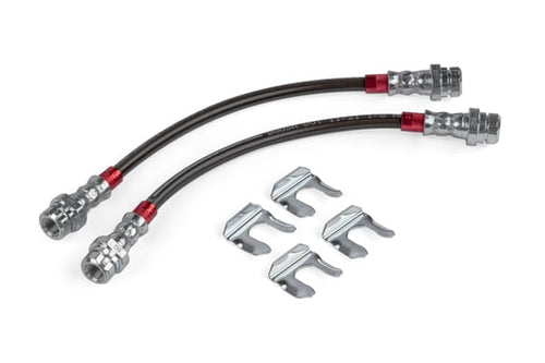 APR Braided Stainless Steel Brake Lines (Set of 2) - Rear for 2006-2009 Audi 3.2 A3 Quattro