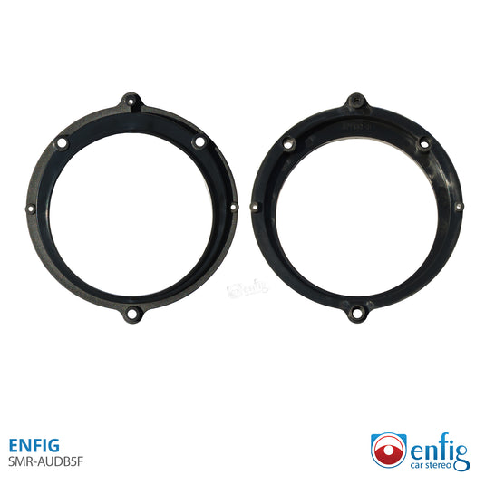 ENFIG SMR-AUDB5F Speaker Mounting Rings for Audi B5 S4 A4 1998-2002 Front Door