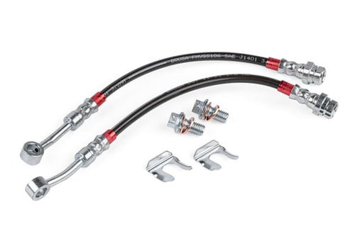 APR Braided Stainless Steel Brake Lines (Set of 2) - Rear for 2017-2020 Audi 2.5 RS3