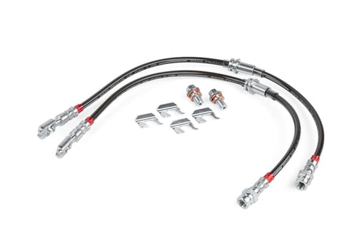 APR Braided Stainless Steel Brake Lines (Set of 2) - Front for 2015-2016 Audi 1.8 A3