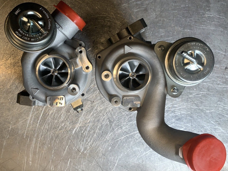 Load image into Gallery viewer, SEP Audi S4 RS4 2.7T - A6 2.7T Billet RS6T RS6-K04 Hybrid Turbo Kit
